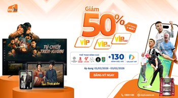 Ngày đôi – Sale đậm sâu: MyTV giảm 50% loạt gói cao cấp, mở trọn thế giới giải trí & thể thao đỉnh cao đầu năm